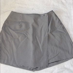 Gingham print Vintage skort